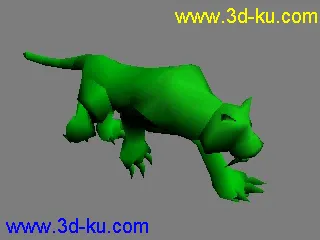 3D打印模型魔獸動物.虎.熊 max文件 全套動作的图片