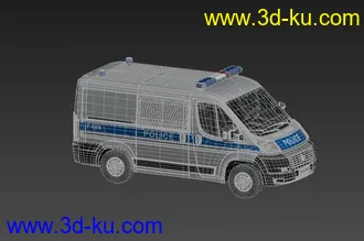 3D打印模型消防车，警车，囚车，救护车。需要的看过来，只为加分。的图片