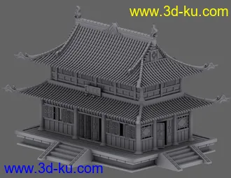 3D打印模型百堂居的图片