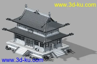 3D打印模型百堂居的图片