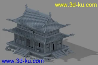 3D打印模型百堂居的图片