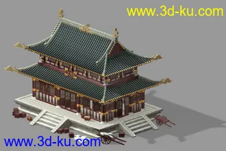 3D打印模型百堂居的图片