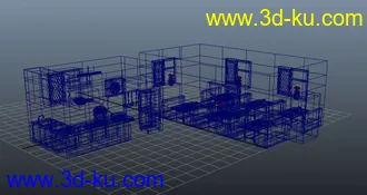 3D打印模型厨房的图片