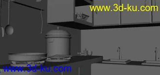 3D打印模型厨房的图片