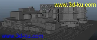 3D打印模型化工厂的图片