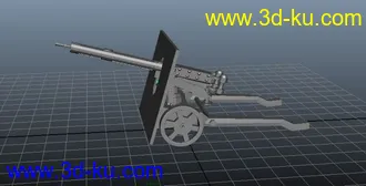 3D打印模型机关枪的图片