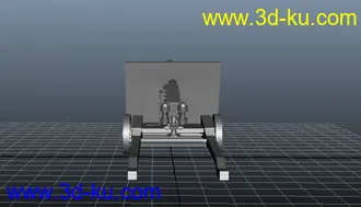 3D打印模型机关枪的图片