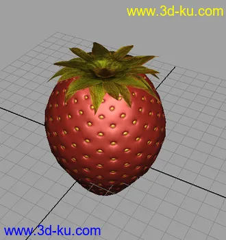 3D打印模型草莓的图片