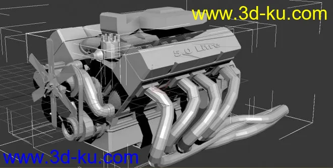 3D发动机下载模型的图片1