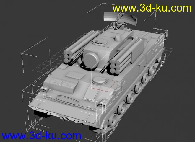 3D坦克模型下载的图片2