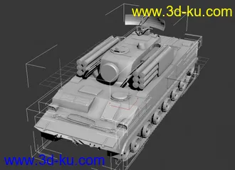 3D坦克模型下载的图片