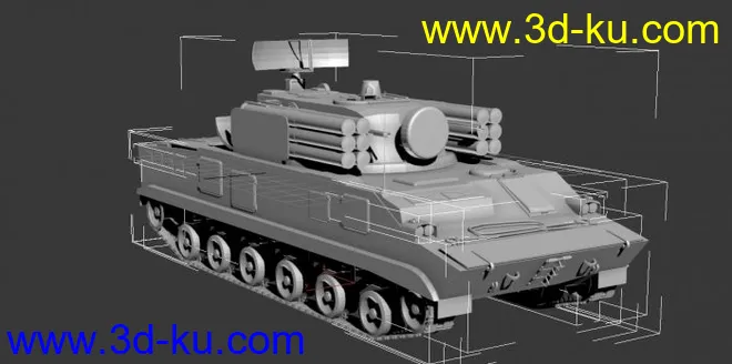 3D坦克模型下载的图片3