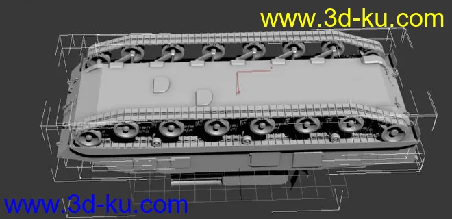 3D坦克模型下载的图片5