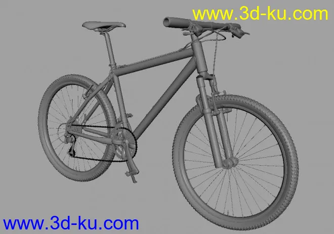 3D自行车下载模型的图片3