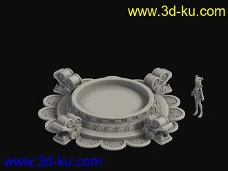 3D打印模型水池一个····的图片