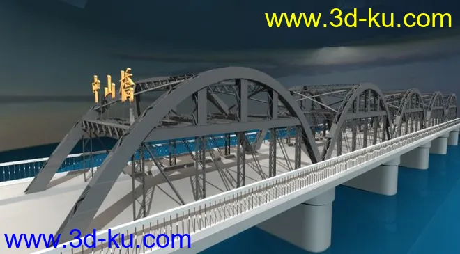 中山桥模型的图片2