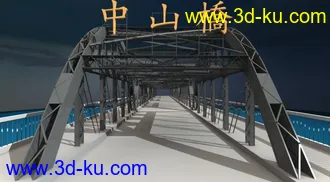 3D打印模型中山桥的图片