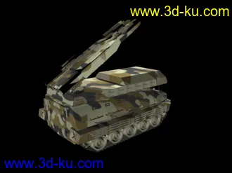 3D打印模型山毛榉导弹发射车的图片