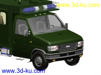 3D打印模型原创国产最新型卫生救护车NJ2046的图片