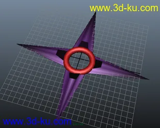 3D打印模型飞镖（手里剑）的图片