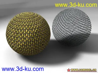 3D打印模型草绳，铁丝材质的图片