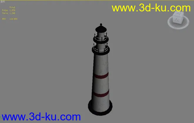 灯塔3D模型的图片2