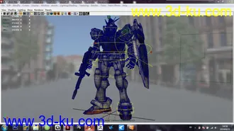 3D打印模型高达的战痕的图片