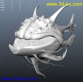 3D打印模型怪鱼一条~的图片