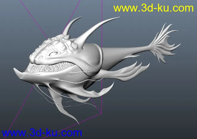 怪鱼一条~模型的图片2