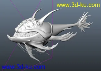 3D打印模型怪鱼一条~的图片