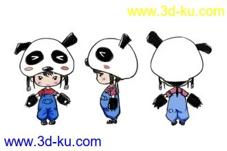 3D打印模型小姑娘的图片