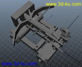 3D打印模型一辆弩车的图片