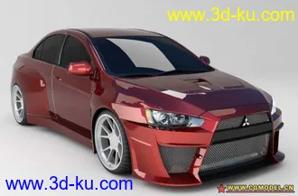 3D打印模型lancer_evo的图片