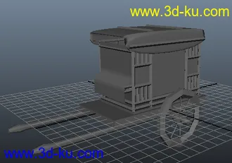 3D打印模型手拉车的图片