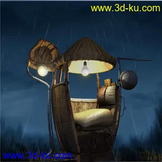 3D打印模型小屋的图片