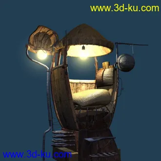 3D打印模型小屋的图片
