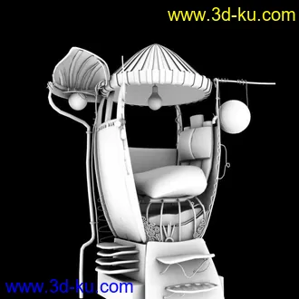 3D打印模型小屋的图片