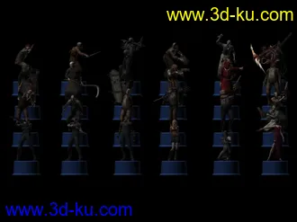 生化危机4人偶模型——24 in one超值下载！的图片