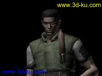 3D打印模型发几个生化危机系列中的主角的图片