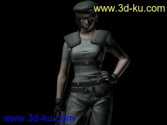 3D打印模型发几个生化危机系列中的主角的图片