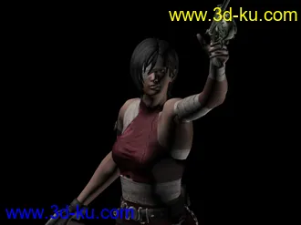 3D打印模型发几个生化危机系列中的主角的图片