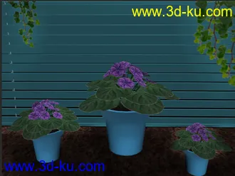 3D打印模型花、盆栽的图片