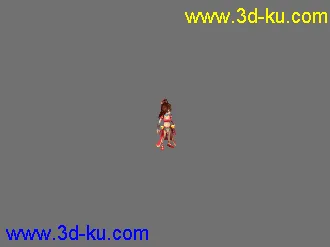 3D打印模型萝莉NPC+7个动作的图片