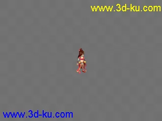 3D打印模型萝莉NPC+7个动作的图片