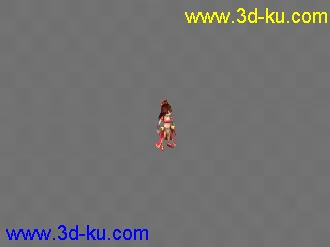 3D打印模型萝莉NPC+7个动作的图片