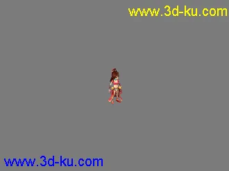 3D打印模型萝莉NPC+7个动作的图片