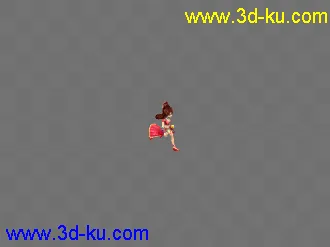 3D打印模型萝莉NPC+7个动作的图片