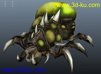 3D打印模型邪恶蜘蛛的图片
