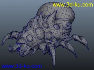 3D打印模型邪恶蜘蛛的图片