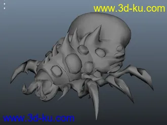3D打印模型邪恶蜘蛛的图片
